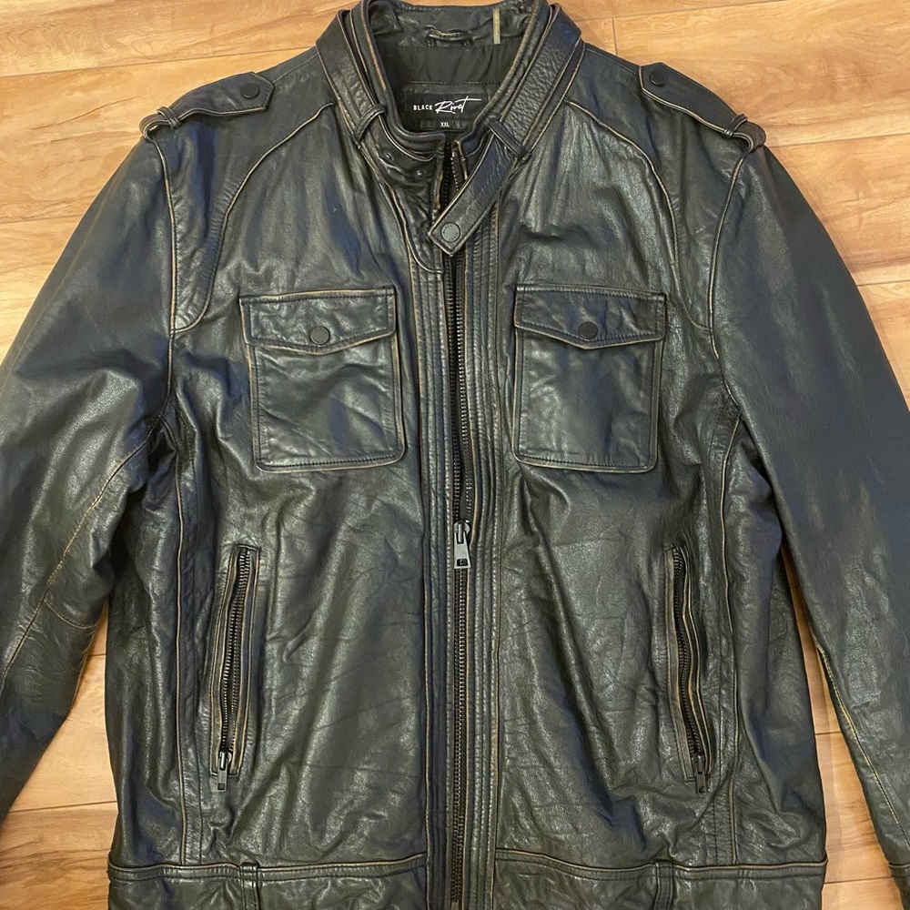 NWOT Black Rivet Leather Jacket